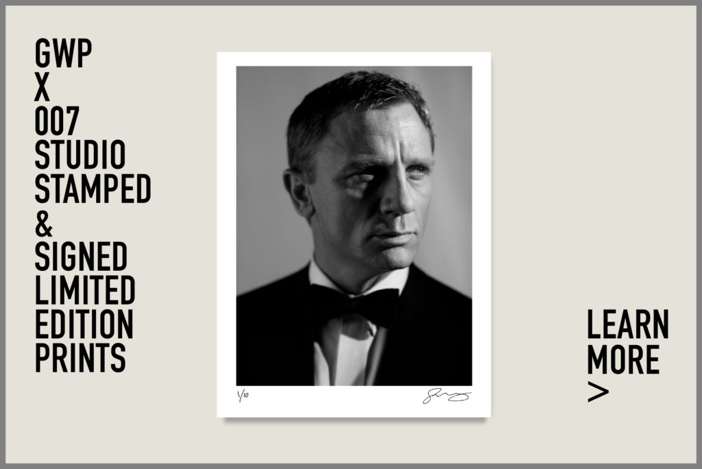 007 x gwp, signed limited edition, studio stamped, photographic prints, gwp, greg williams